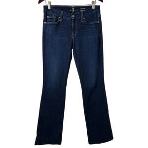 Sz 30 7 For All Mankind Kimmie Bootcut Jeans Dark Wash Minimalist Retro Capsule